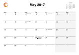 Calender May 2017